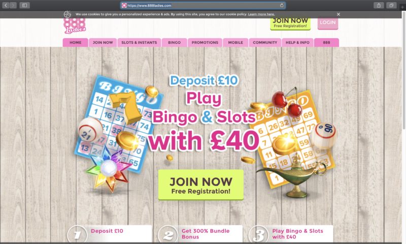 888ladies Play Online Bingo